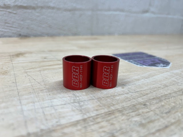BBR Fork Spacers - Red - CRF110